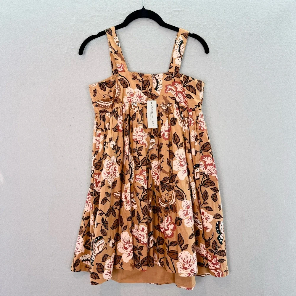 Janie & Jack NWT girls Butterfly Floral sweetheart Sundress sleeveless dress 14